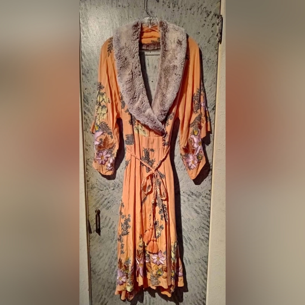 Free people Rare Kimono Style Dress